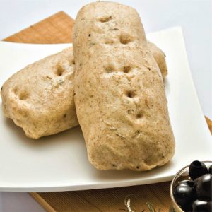 Village Gourmet Focaccia Rosemary Whole Wheat with Black Olives | 4pcs